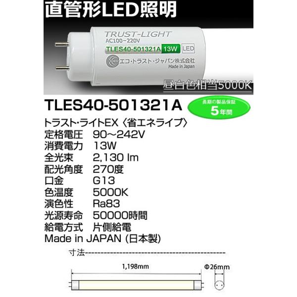 エコトラストジャパン トラスト・ライトEX 高効率（160lm/W）・省エネ