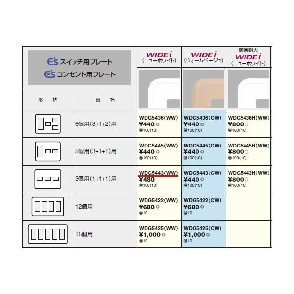 WDG5443WW ���Ń��C�e�b�N WIDEi���C�h�E�A�C�@3�p(1�{1�{1)�p�i�j���[�z���C�g�j