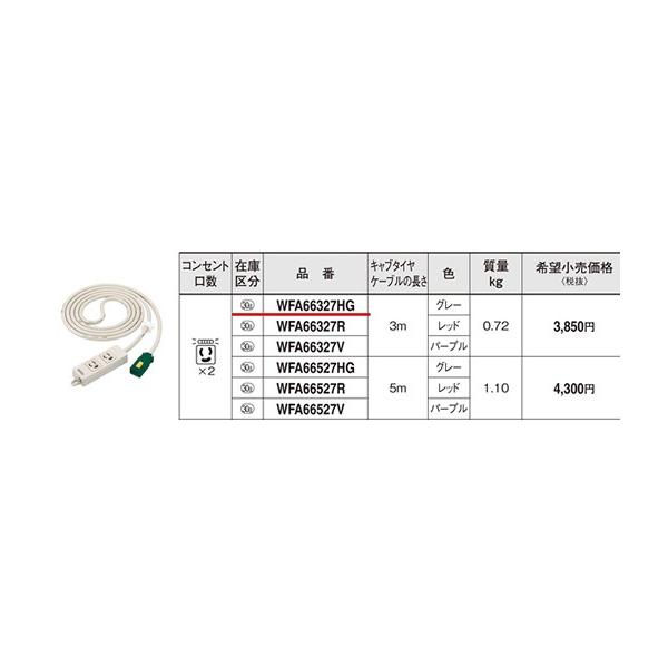 Panasonic（パナソニック） 在庫品 WFA66327HG EASYワイヤリング