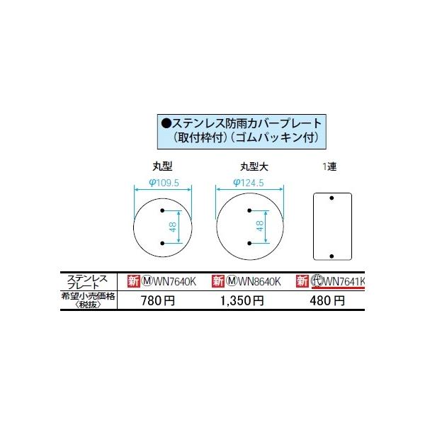 �݌ɕi WN7641K �p�i�\�j�b�N �t���J���[�z�����E�d�ށ@�X�e�����X�J�o�[�v���[�g�@�i1�A�j