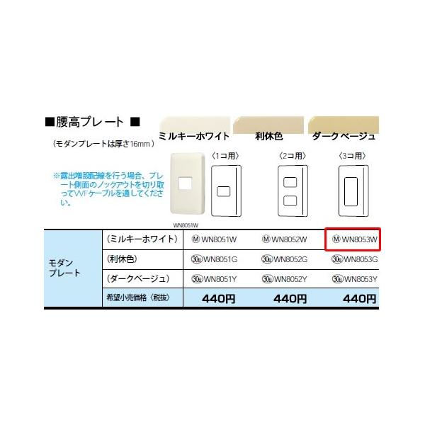 Amazon.co.jp: パナソニック(Panasonic) モダン腰高カバープレート2連