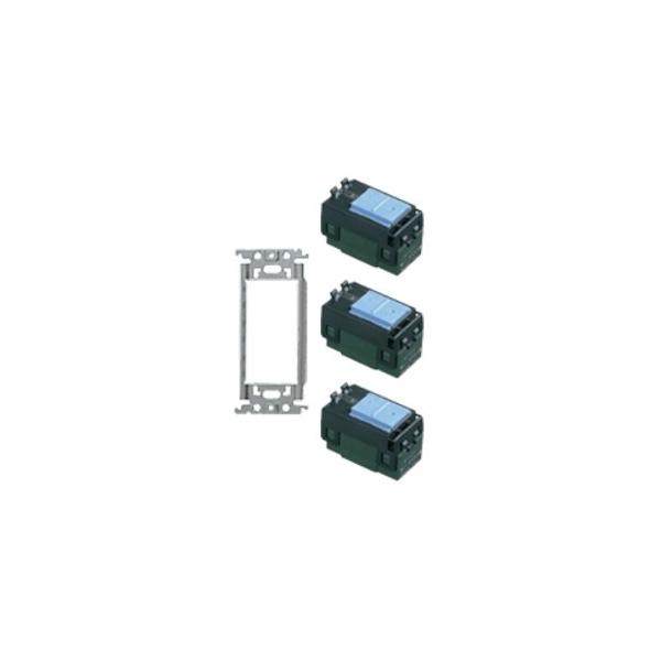 在庫品 wt3700-029 パナソニック コスモシリーズワイド21配線器具・電材　スイッチ金属取付枠(WT3700)スイッチセット　029