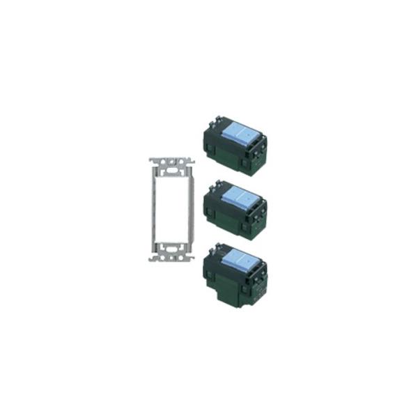在庫品 wt3700-065 パナソニック コスモシリーズワイド21配線器具・電材　スイッチ金属取付枠(WT3700)スイッチセット　065
