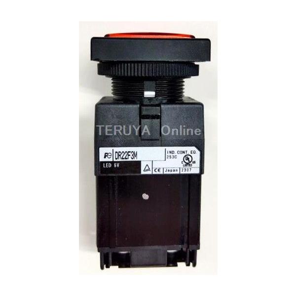 富士電機　DR22F3M-M3R　赤　表示灯(平形)