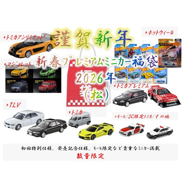 謹賀新年】 2026年 新春 ミニカー 福袋 「松」 : Tesoro.net - 通販