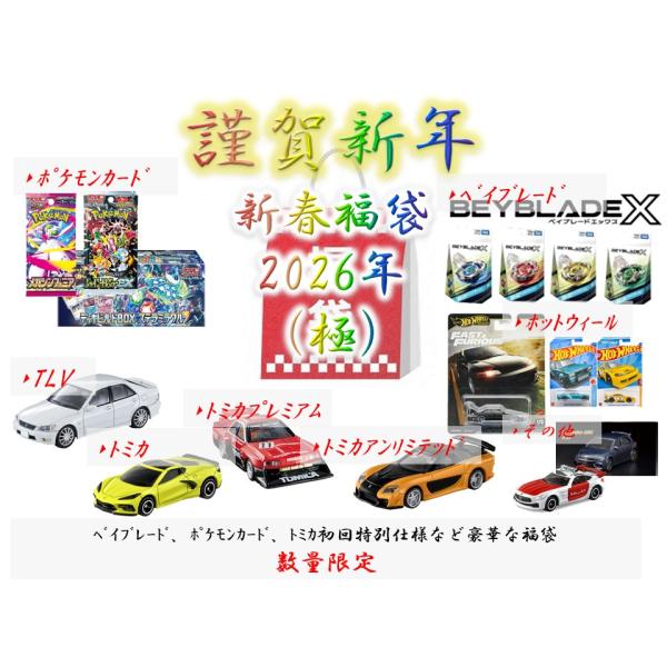 謹賀新年】 2026年 新春 ミニカー 福袋 「極」 : Tesoro.net - 通販