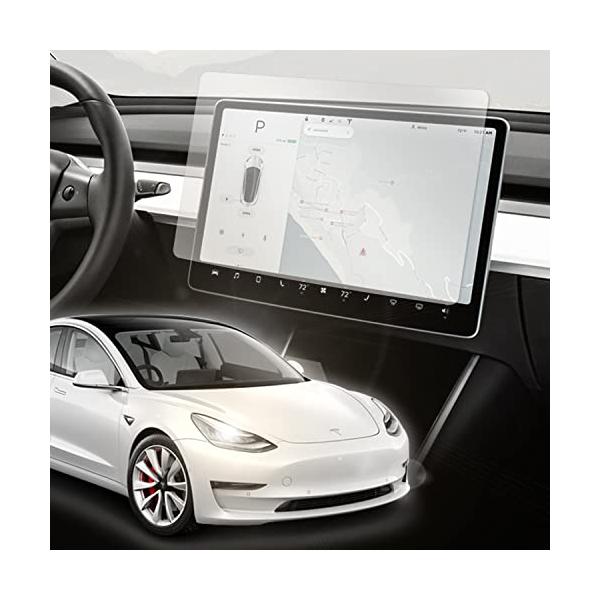 人気アイテムskoko Tesla Model 3 Y テスラ モデル 3 Y 高透過 車用 ナビゲーション 液晶 保護フィルム 2枚