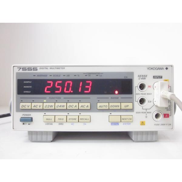 中古】デジタルマルチメータ 7555(755501) 横河電機 YOKOGAWA 5.5桁 4