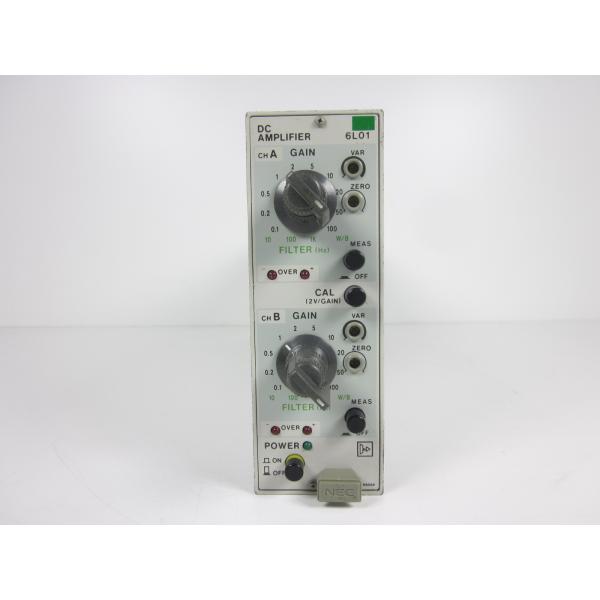 中古】DCアンプ 6L01 NEC三栄 2ch 直流増幅器 【利得】0.1/0.2 中古】DCアンプ 6L01 NEC三栄 2ch 直流増幅器 【利得】0.1/0.2