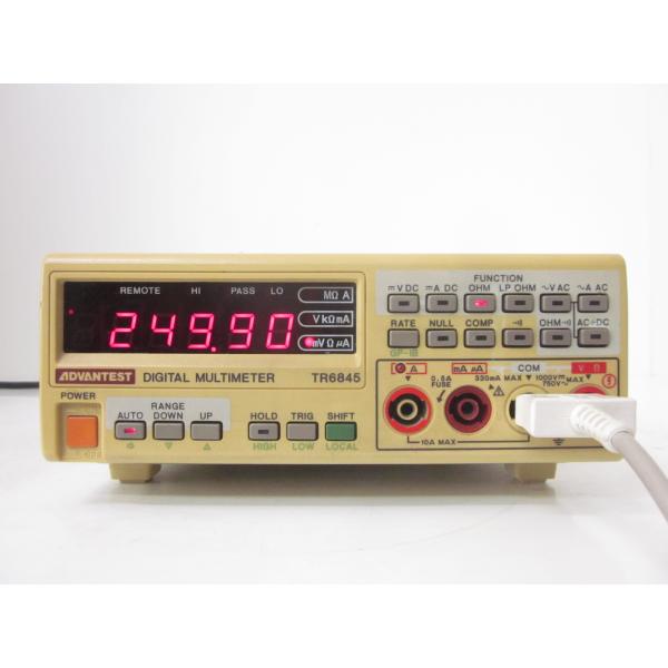 中古】マルチメータ(デジタル) TR6845 アドバンテスト 中古】マルチメータ(デジタル) TR6845 アドバンテスト
