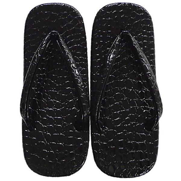 雪駄 965 クロコダイル 黒 : 資材プラス - 通販 - Yahoo!ショッピング 