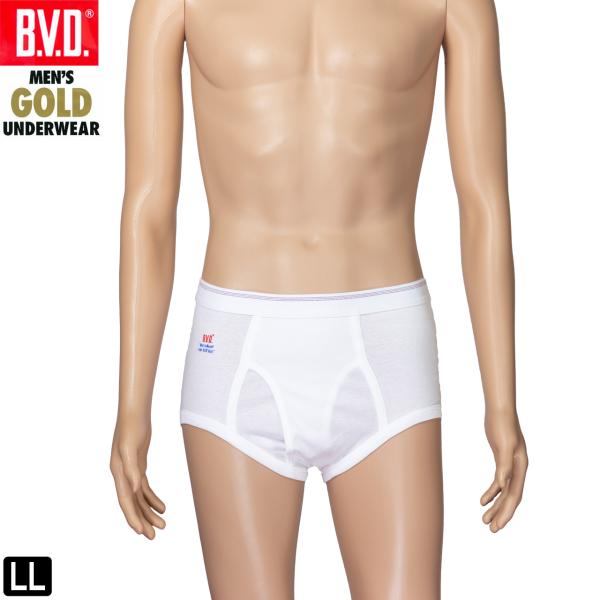 B.V.D BVD GOLD 天ゴムスタンダードブリーフ LL ブリーフ 前開き G012
