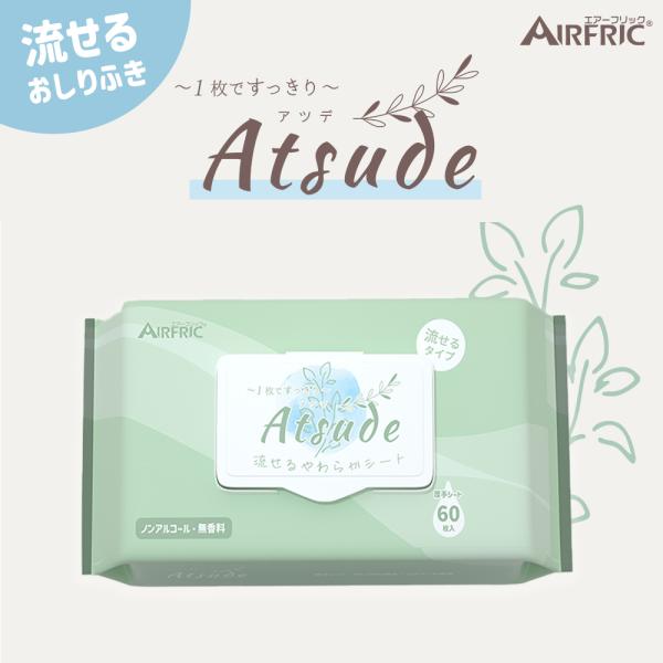 ブランド名　：AIRFRICシリーズ名　：Atsudeシリーズシート仕様　：シルクタッチシートサイズ：200mm*150mm（±5mm）枚数　　　　：60枚成分　　　　：水99.99％・セチルピリジニウムクロリド0.01％生産国　　　：De...