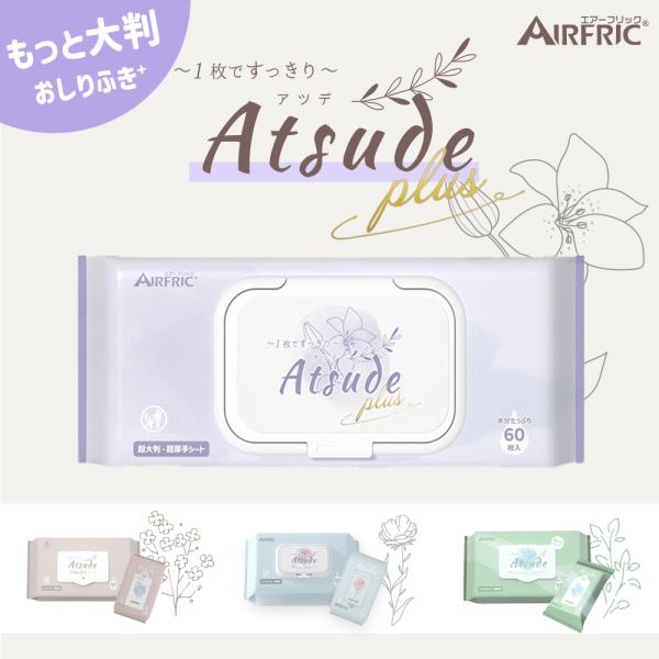 ブランド名　：AIRFRICシリーズ名　：Atsudeシリーズシート仕様　：エンボス加工シートサイズ：180mm*220mm（±5mm）枚数　　　　：70枚成分　　　　：水99.99％・セチルピリジニウムクロリド0.01％生産国　　　：De...