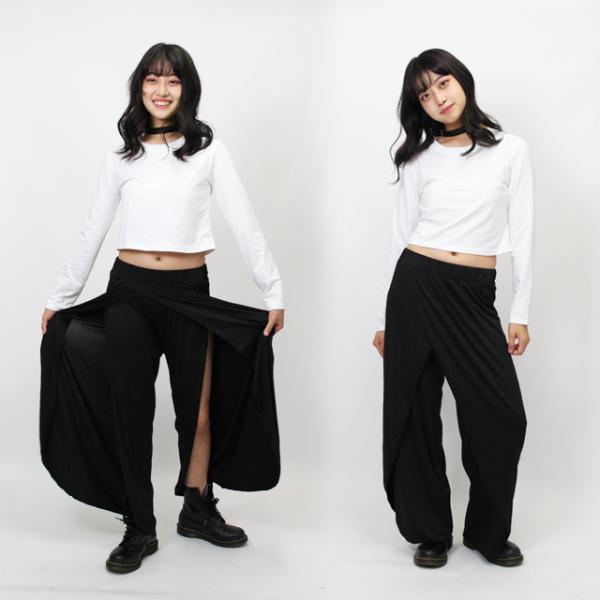 ダンス衣装 パンツ 黒 ワイドパンツ スリット Crpn 02 ヒップホップ ガールズ ダンスパンツ ブラック セクシー かっこいい 韓国 Buyee Buyee Japanese Proxy Service Buy From Japan Bot Online