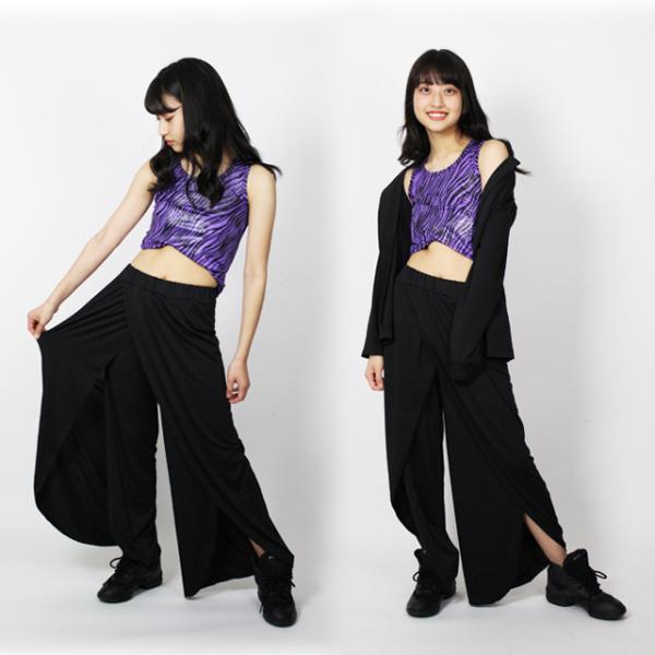 ダンス衣装 パンツ 黒 ワイドパンツ スリット Crpn 02 ヒップホップ ガールズ ダンスパンツ ブラック セクシー かっこいい 韓国 Buyee Servis Zakupok Tretim Licom Buyee Pokupajte Iz Yaponii