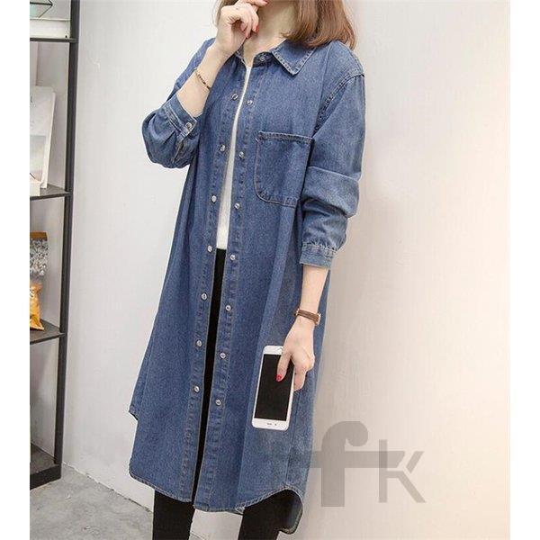 ロングシャツ デニム トレンチコート レディース スプリングコート デニム ロングコート 春 コート カジュアルコーデ 着痩せ アウター 代 30代 40代 Ss 0907 Nwt54 Tfk 通販 Yahoo ショッピング