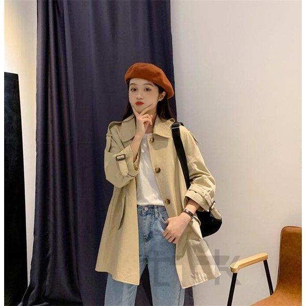 スプリングコート レディース トレンチコート ステランカラー 春 カジュアル アウター 代 30代 40代 50代 ファッション Ss 0907 Nwt74 スポーツ用品専門店 通販 Yahoo ショッピング