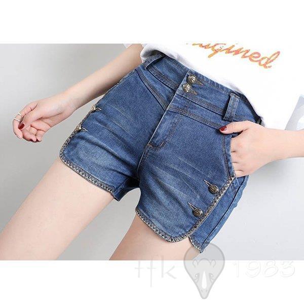 春夏 ショートパンツ レギンス 大人 代 30代 ショートパン カジュアルパンツ 韓国風 青 白 Ss 2s74 Tfk 通販 Yahoo ショッピング