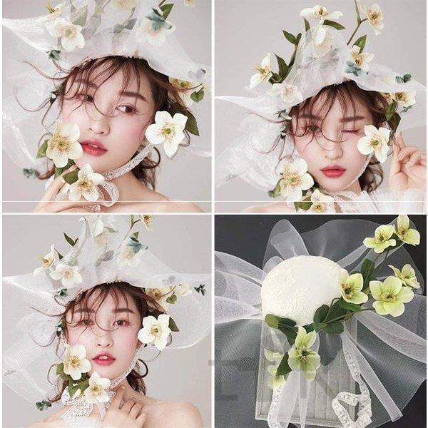 髪飾り ウェディングハット シルク パーティーハット結婚式 教会挙式 披露宴 レースリボン ヘアアクセサリー ヘッドドレス ハット 海外旅行 新婚旅行 Ss Hlm スポーツ用品専門店 通販 Yahoo ショッピング