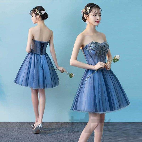カラードレス ウェディン レディース服 演奏会 ミニ丈 正規品通販 Www Portdakar Sn