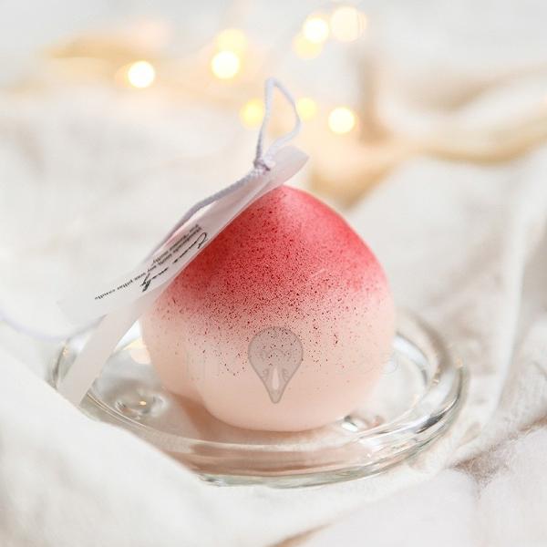 アロマキャンドル アロマ お香 プレゼント ギフト キャンドル 桃 ピーチ ガラストレー トレー付き キュート 可愛い 癒し リラックス 寝室 リビング Ss Xx Zz10 スポーツ用品専門店 通販 Yahoo ショッピング