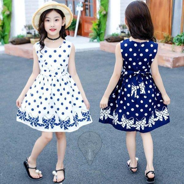 ワンピース キッズ 女の子 膝丈ワンピース 韓国子供服 ドット柄 ワンピース ロング丈 夏 子供ワンピース 子供ドレス ジュニア 可愛い おしゃれ 1 160cm Ss Zgf O13 スポーツ用品専門店 通販 Yahoo ショッピング