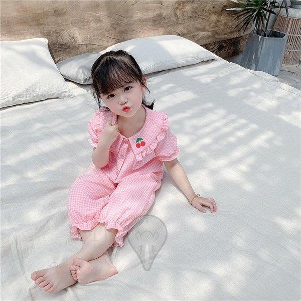 Qoo10 子供パジャマ 半袖 キッズパジャマ 女の子 おしゃれ 前開きルームウェア 前ボタンこどもパジャマ 薄手 夏 部屋着 寝巻き 寝間着 80 90 100 110 1 130cm