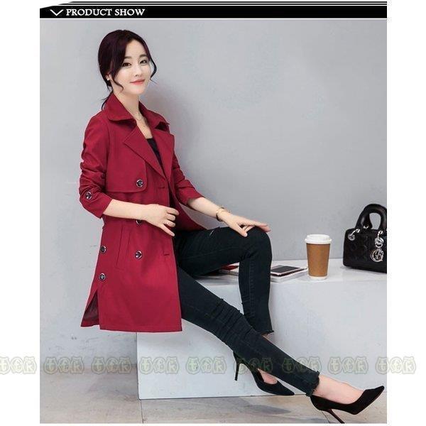 最も優遇 レディース トレンチコート 通勤 ベルト付きコート ハーフコート 春新作 定番 ライトアウター ミディアム丈 スプリングコート ダブルボタン コート チェスターコート コート アウター Lemonmode Com