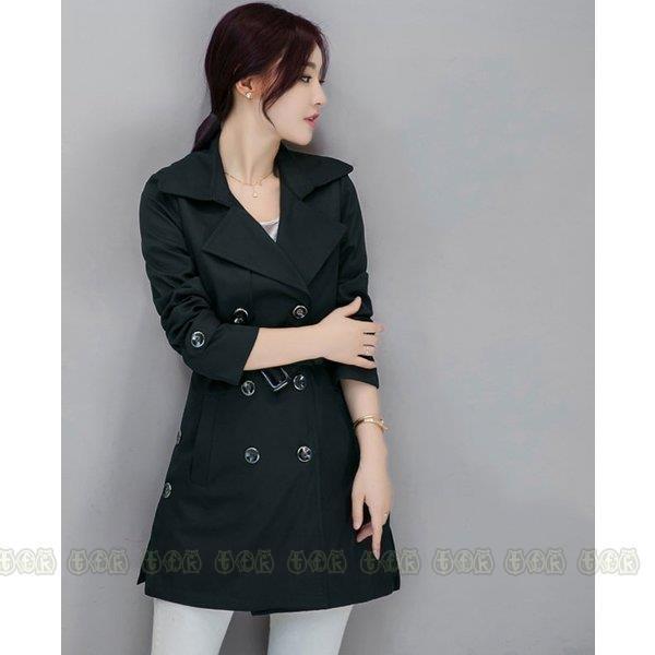 最も優遇 レディース トレンチコート 通勤 ベルト付きコート ハーフコート 春新作 定番 ライトアウター ミディアム丈 スプリングコート ダブルボタン コート チェスターコート コート アウター Lemonmode Com