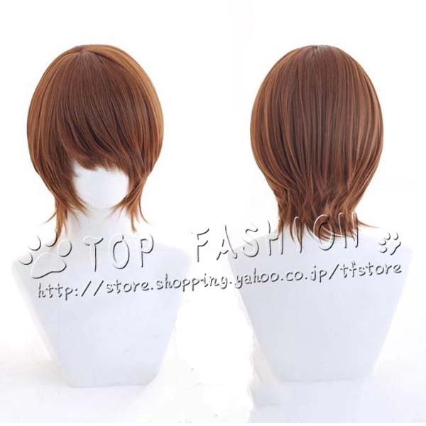 DEATH NOTE デスノート 風 夜神月 やがみ ライト コスプレ ウィッグ