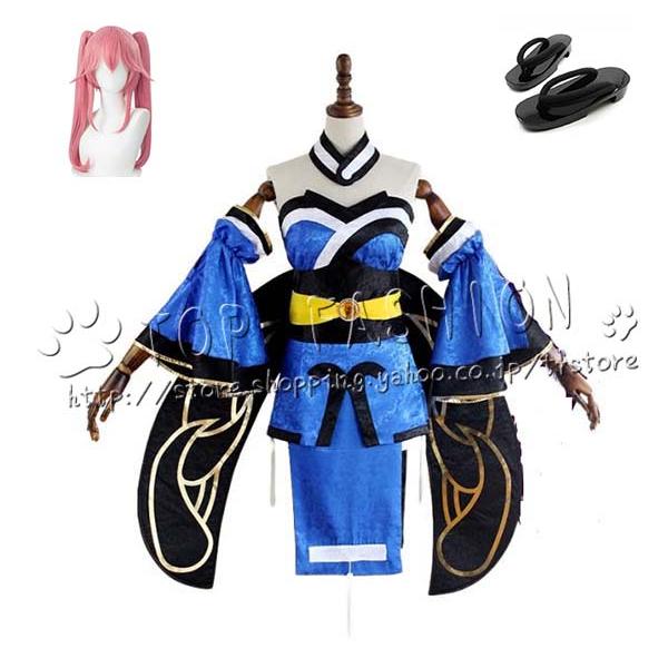 玉藻の前 コスプレ衣装セット(衣装、ウィッグ、靴) Fate/Grand Order 玉藻の前 ウィッグ 靴 追加可 コスプレ衣装