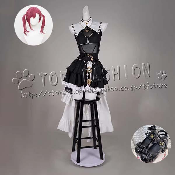 実物撮影】コスプレ衣装 Hololive VTuber 宝鐘マリン ゴスロリ 新衣装