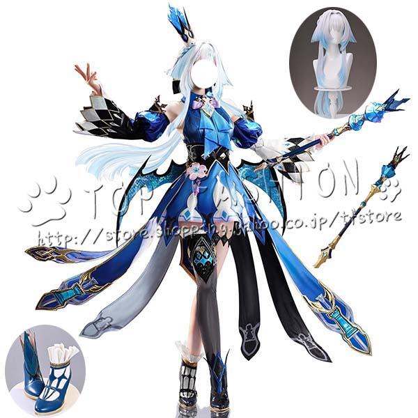 崩壊：スターレイル 風 ケリュドラ Cerydra コスプレ衣装 ウィッグ 靴