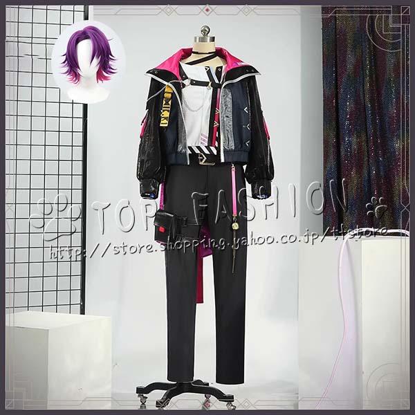 にじさんじ VTuber 風 VOLTACTION 渡会雲雀 コスプレ 衣装 ウィッグ 靴