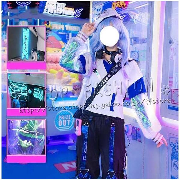 アークナイツ コスプレ ミュルジス衣装+靴+ウィッグ　L Amazon.co.jp: [QMIQMI] Arknights アークナイツ Muelsyse ミュルジス