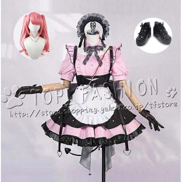 にじさんじ VTuber 風 笹木咲 コスプレ衣装 ウィッグ 靴 cosplay