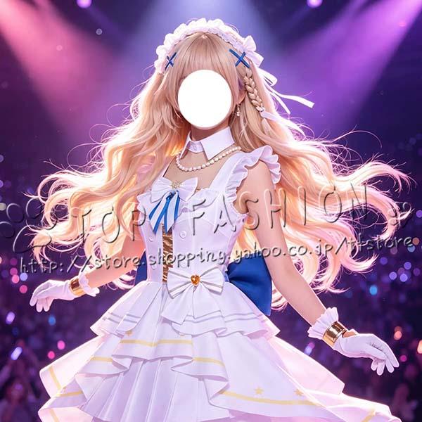 鳴潮 Wuthering Waves 風 フィービー Solar5 コスプレ衣装 ウィッグ 靴