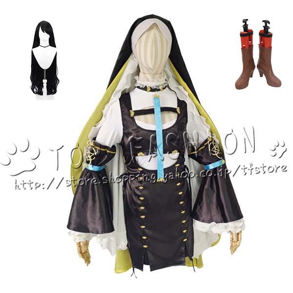 ブルーアーカイブ 風 若葉 ヒナタ コスプレ衣装 ウィッグ 靴 cosplay