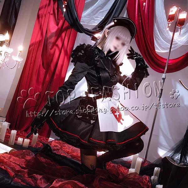 FGO ナイチンゲール コスプレ 衣装 ウィッグ付き ハロウィン Mサイズ フェイト/グランドオーダー Fate/Grand Order 風 ナイチンゲール 安息