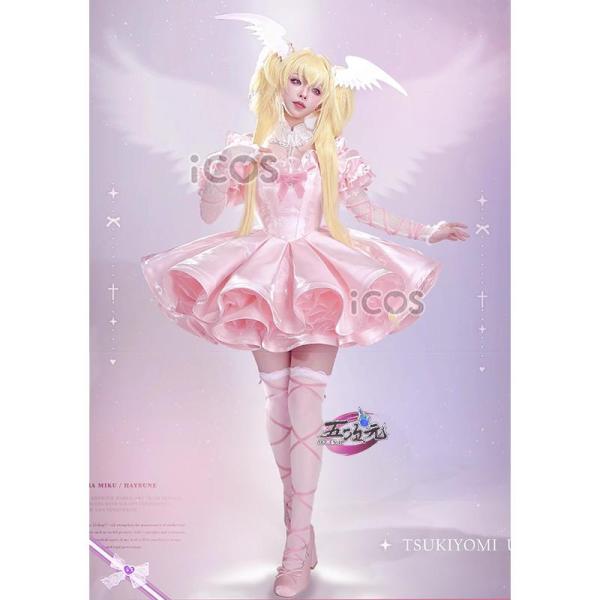 【ウィッグ付】しゅごキャラ 月詠歌唄 キャラなり コスプレ衣装 三分妄想 しゅごキャラ ほしな歌唄 月詠歌唄 コスプレ衣装