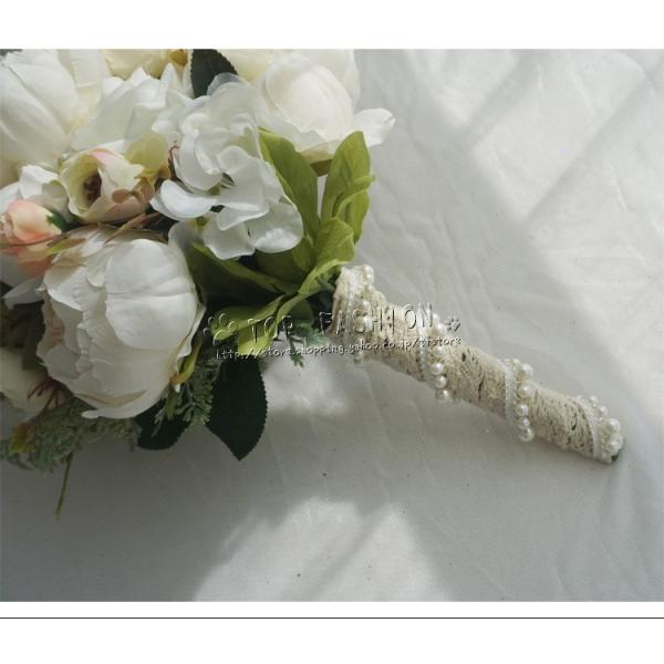 ウエディングブーケ ブートニア リストブーケ 花束 花飾り 結婚式 バラ造花 手首の花 花嫁 披露宴 手作り キット ブライダルブーケ Dejapan Bid And Buy Japan With 0 Commission