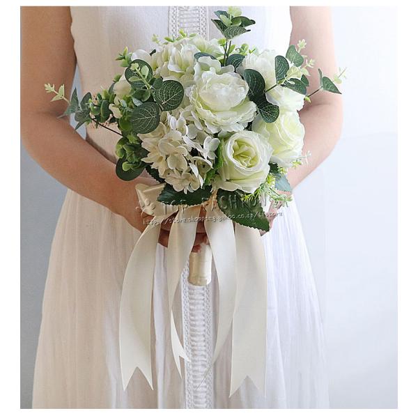ウエディングブーケ ブートニア リストブーケ 花束 花飾り 結婚式 バラ造花 手首の花 花嫁 披露宴 手作り キット ブライダルブーケ sphcq014 Top Fashion Store 通販 Yahoo ショッピング