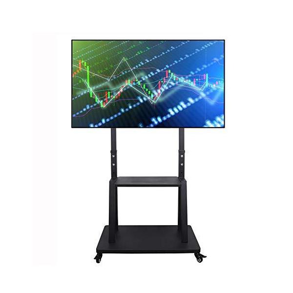 Unho テレビスタンド キャスター付き 32 100インチ 大型 液晶テレビ モニター タッチディスプレイ 対応 高さ調節可能 耐荷重80 Tg Office 通販 Yahoo ショッピング