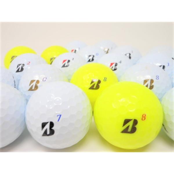 【美品】ブリヂストンTOUR B XS・TOUR B X混合ロストボール 60球 TOUR B ブリヂストン ツアーB X XS '20-'17 モデル混合 Bランク