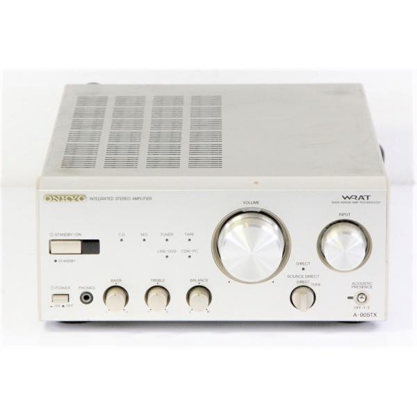 ONKYO INTEC205 プリメインアンプ 29W+29W(4Ω) シルバー A-905TX(S)　【中古品】