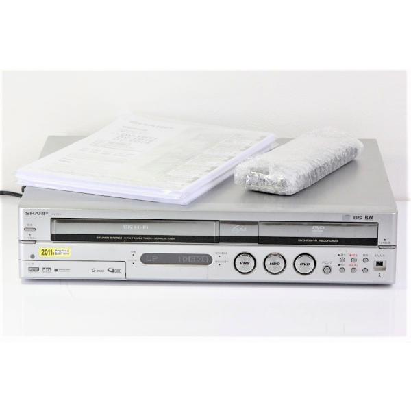 シャープ ハードディスク・DVD・ビデオ一体型レコーダーBSアナログ内蔵 160GB DV-TR11　【中古整備品】