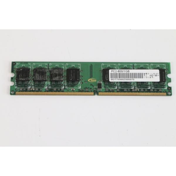Teamメモリー デスクトップ用 (Long-DIMM) 240pin PC6400 DDR2 800MHｚ 1GB TEDD1024M800C6　【中古品】