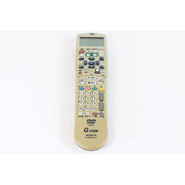 日立 DVDリモコン DV-RMDH161T　【中古品】