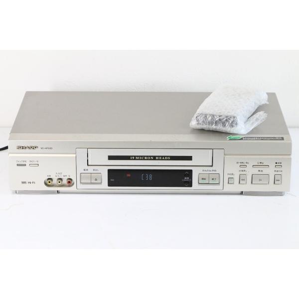 シャープ VHSビデオデッキ VC-HF930 リモコン付き 【中古品